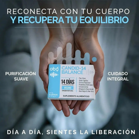 Candida Cleanse 14 Días | Fórmula Avanzada 10 en 1 | 28 Cápsulas | OBY oby.mx
