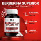OBY Berberina Pura con Cúrcuma y Pimienta Negra | 120 cápsulas oby.mx