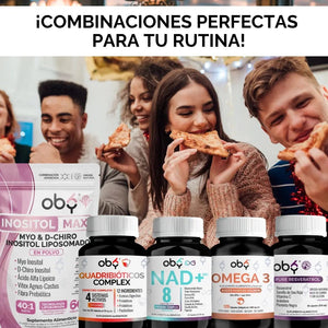 *Enzimas Digestivas con Prebióticos, Probióticos y Postbióticos (60 cápsulas) oby.mx