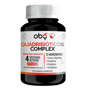 *Enzimas Digestivas con Prebióticos, Probióticos y Postbióticos (60 cápsulas) oby.mx