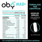 OBY NAD+ | NAD Potenciado Betaina y Coenzima Q10 (CoQ10) | NR Nicotinamida Ribosa | Frasco de 60 cápsulas oby.mx