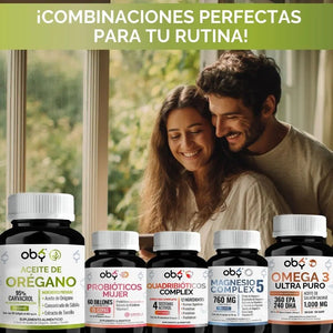 *Aceite de Orégano 95% Carvacrol con Sábila y Tomillo (60 cápsulas) oby.mx
