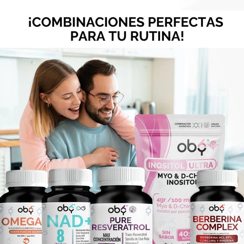 *Trans Resveratrol 100% Puro con Alto Contenido Polifenoles (180 cápsulas) oby.mx