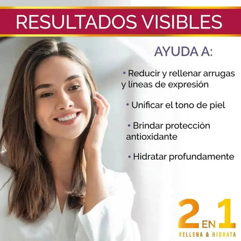 Serum facial Hidratante Revitalizante 2 en 1 | Acido hialuronico 1.5%, Vitamina C, Vitamina E oby.mx