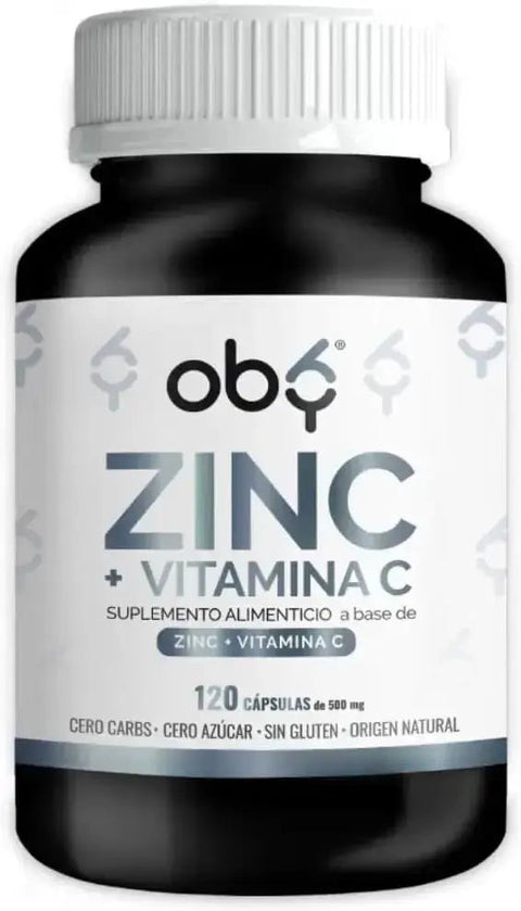 OBY Zinc Puro + Vitamina C | 60 cápsulas $̶3̶9̶9̶.̶0̶0̶ oby.mx