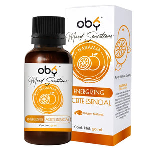 Aceite Esencial Naranja Tamaño extra grande 50 ml | OBY Energizing Orange Mood Sensations oby.mx